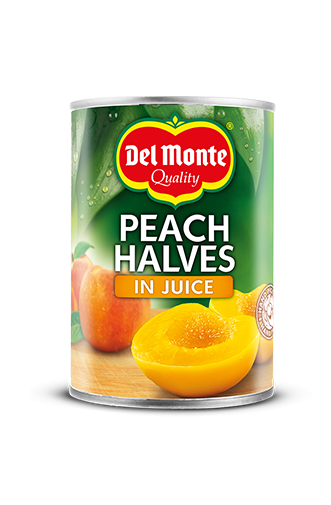 Pfirsichhälften im Saft